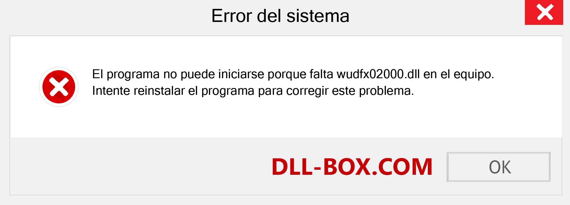 ¿Falta el archivo wudfx02000.dll ?. Descargar para Windows 7, 8, 10 - Corregir wudfx02000 dll Missing Error en Windows, fotos, imágenes